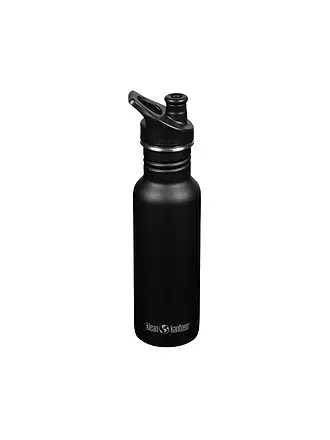 KLEAN KANTEEN | Bouteille d'eau en acier inoxydable Classic 532ml Sport Cap Noir | 